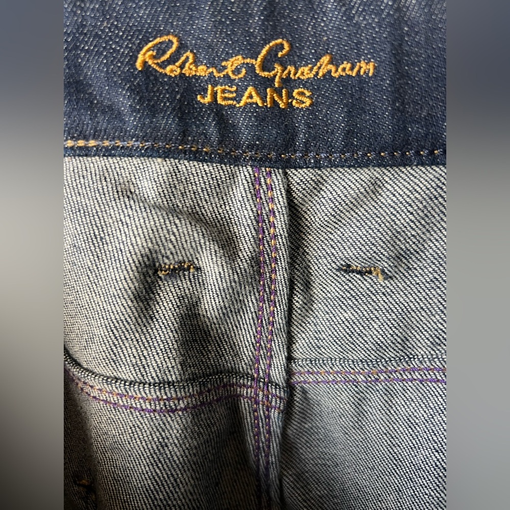 Robert Graham Men Jeans 42x34 Classic Indigo New With Tags - Picture 5 of 8